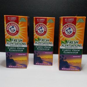 ⚫ $ 8.00 Arm & Hammer Carpet Odor Eliminator ISLAND MIST (pack of 3)